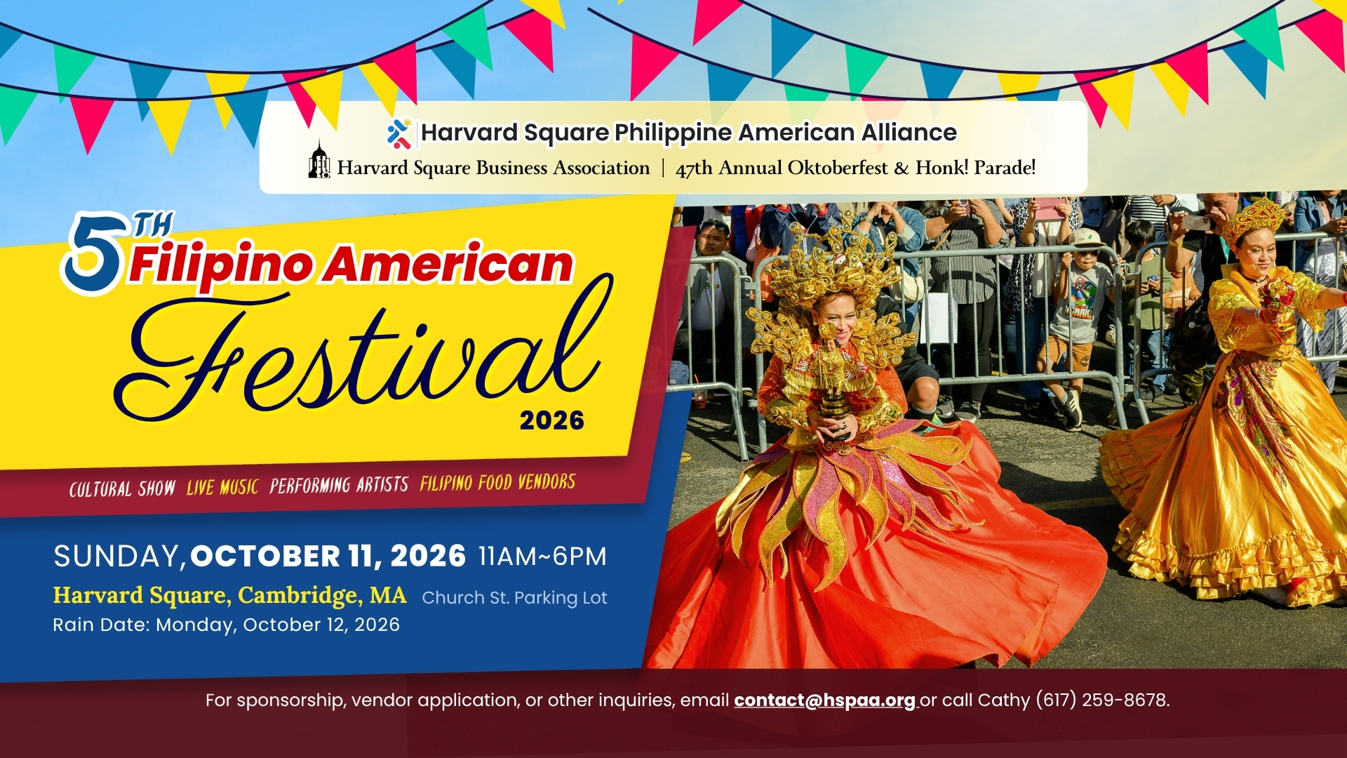 5th Annual Filipino American Festival at Harvard Square (2026)